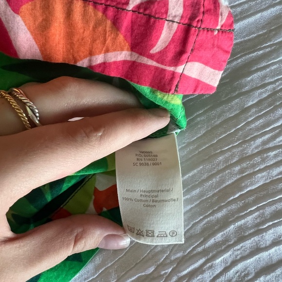 Boden tunic cover up top size 16R
Tropical Green Leaf Print - 100% cotton - Picture 4 of 5